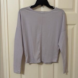 NEW Kirra Long Sleeve Cotton Top Batwing long sleeve Lavender Women's Top